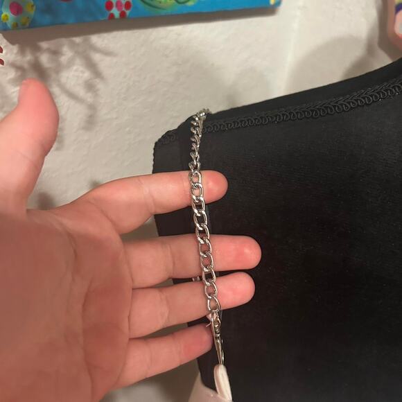 Shein White and black gothic fairy tank top - Picture 5 of 7